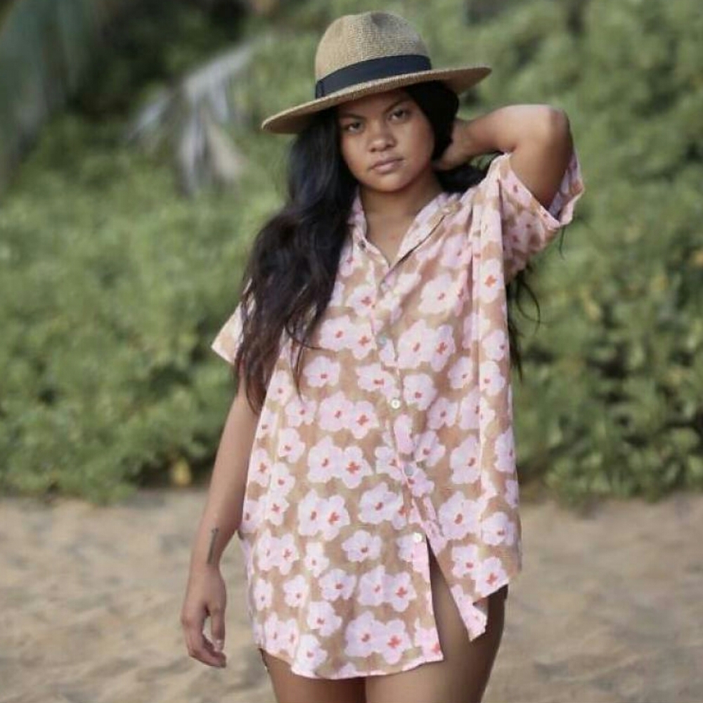 New acacia mombasa capsule mahalo shirtdress top P